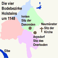 Verwaltungs- und Verteidigungsbezirke im Hochmittelalter